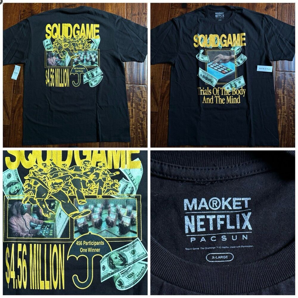 Chinatown Market Studios x Squid Games x Pacsun Tee Shirt